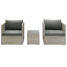 Load image into Gallery viewer, Repose 3 Piece Outdoor Patio Sectional Set by Modway