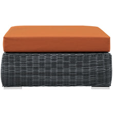 Load image into Gallery viewer, Summon Outdoor Patio Sunbrella¨ Square Ottoman by Modway