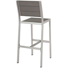 Load image into Gallery viewer, Shore Outdoor Patio Aluminum Armless Bar Stool Set of 2 by Modway