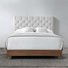 Load image into Gallery viewer, Rhiannon Diamond Tufted Upholstered Fabric Queen Bed by Modway