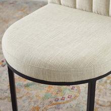 Load image into Gallery viewer, Isla Channel Tufted Upholstered Fabric Dining Side Chair by Modway