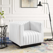 Load image into Gallery viewer, Conjure Tufted Upholstered Fabric Armchair by Modway