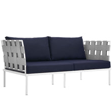 Load image into Gallery viewer, Harmony 5 Piece Outdoor Patio Aluminum Sectional Sofa Set by Modway