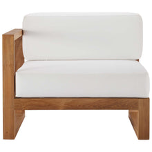 Load image into Gallery viewer, Upland Outdoor Patio Teak Wood Left-Arm Chair by Modway