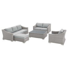 Load image into Gallery viewer, Conway Sunbrella¨ Outdoor Patio Wicker Rattan 5-Pi