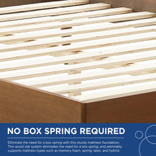 Load image into Gallery viewer, Sierra Cane and Wood King Platform Bed With Splayed Legs by Modway