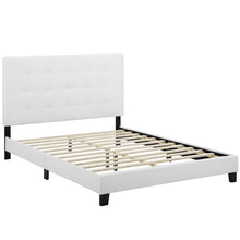 Load image into Gallery viewer, Melanie Tufted Button Upholstered Fabric King Platform Bed by Modway
