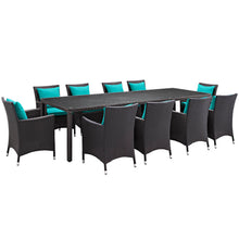 Load image into Gallery viewer, Convene 11 Piece Outdoor Patio Dining Set by Modway