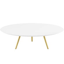 Load image into Gallery viewer, Lippa 48" Round Wood Coffee Table with Tripod Base by Modway