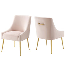 Load image into Gallery viewer, Discern Upholstered Performance Velvet Dining Chair Set of 2 by Modway
