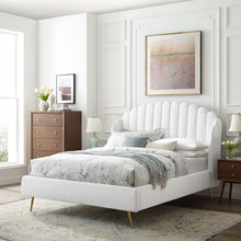 Load image into Gallery viewer, Lana Performance Velvet Queen Wingback Platform Bed by Modway