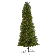 Load image into Gallery viewer, 9' Slim Virginia Spruce Artificial Christmas Tree w 750 Warm White LED Lights