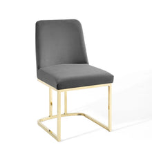 Load image into Gallery viewer, Amplify Sled Base Performance Velvet Dining Chairs Set of 2 by Modway
