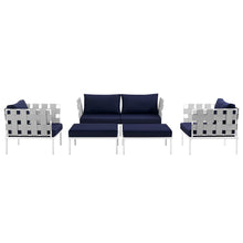 Load image into Gallery viewer, Harmony 5 Piece Outdoor Patio Aluminum Sectional Sofa Set by Modway