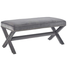 Load image into Gallery viewer, Rivet Performance Velvet Bench by Modway