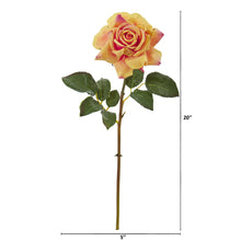 Load image into Gallery viewer, 20" Rose Artificial Flower (Set of 6)