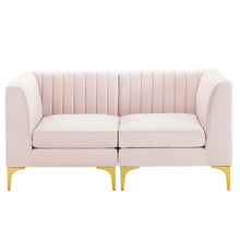 Load image into Gallery viewer, Triumph Channel Tufted Performance Velvet Loveseat by Modway