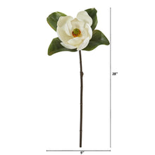 Load image into Gallery viewer, 28" Magnolia Artificial Flower (Set of 3)