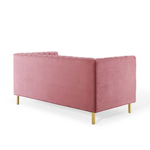 Load image into Gallery viewer, Shift Channel Tufted Performance Velvet Loveseat by Modway