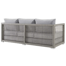 Load image into Gallery viewer, Aura 4 Piece Outdoor Patio Wicker Rattan Set by Modway
