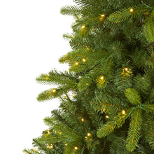 Load image into Gallery viewer, 7' New Haven Spruce 'Natural Look' Artificial Christmas Tree with 500 LED Lights