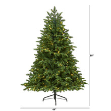 Load image into Gallery viewer, 5' Wyoming Fir Artificial Christmas Tree with 250 Clear LED Lights