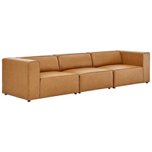 Load image into Gallery viewer, Mingle 3-Piece Vegan Leather Sectional Sofa by Modway