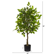 Load image into Gallery viewer, 39"  Ficus Artificial Tree