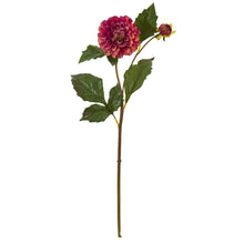 Load image into Gallery viewer, 19" Dahlia Artificial Flower (Set of 6)