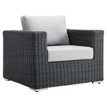 Load image into Gallery viewer, Summon Outdoor Patio Fabric Sunbrella¨ Armchair by Modway