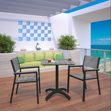 Load image into Gallery viewer, Maine 3 Piece Outdoor Patio Dining Set by Modway