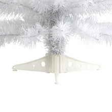 Load image into Gallery viewer, 2' White Artificial Christmas Tree with 35 LED Lights and 72 Bendable Branches