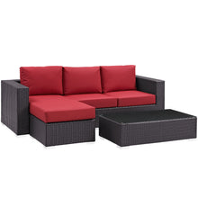 Load image into Gallery viewer, Convene 3 Piece Outdoor Patio Sofa Set by Modway