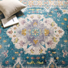 Load image into Gallery viewer, Success Anisah Distressed Floral Vintage Medallion 5x8 Area Rug by Modway