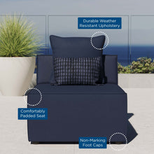 Load image into Gallery viewer, Saybrook Outdoor Patio Upholstered Sectional Sofa Armless Chair by Modway