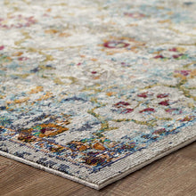 Load image into Gallery viewer, Success Manuka Distressed Vintage Floral Lattice 4x6 Area Rug by Modway