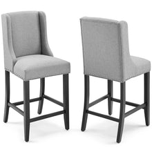 Load image into Gallery viewer, Baron Upholstered Fabric Counter Stool Set of 2 by Modway