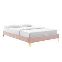 Load image into Gallery viewer, Elise Performance Velvet King Platform Bed by Modway