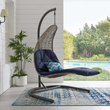 Load image into Gallery viewer, Landscape Hanging Chaise Lounge Outdoor Patio Swing Chair by Modway
