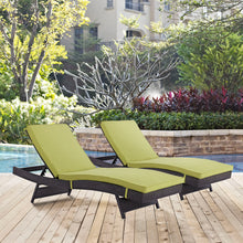 Load image into Gallery viewer, Convene Outdoor Patio Chaise Set of 2 by Modway