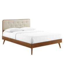 Load image into Gallery viewer, Bridgette Wood Queen Platform Bed With Splayed Legs by Modway