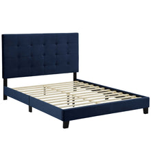 Load image into Gallery viewer, Melanie Tufted Button Upholstered Performance Velvet Queen Platform Bed by Modway
