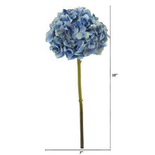 Load image into Gallery viewer, 19" Hydrangea Artificial Flower (Set of 6)