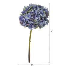 Load image into Gallery viewer, 19" Hydrangea Artificial Flower (Set of 6)