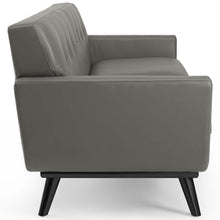 Load image into Gallery viewer, Engage Top-Grain Leather Living Room Lounge Sofa by Modway