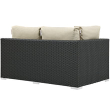 Load image into Gallery viewer, Sojourn Outdoor Patio Sunbrella¨ Left Arm Loveseat by Modway