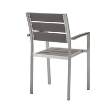Load image into Gallery viewer, Shore Outdoor Patio Aluminum Dining Armchair by Modway