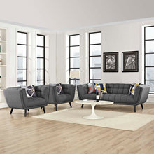 Load image into Gallery viewer, Bestow 3 Piece Upholstered Fabric Sofa and Armchair Set by Modway