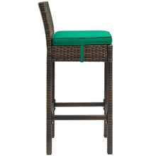 Load image into Gallery viewer, Conduit Outdoor Patio Wicker Rattan Bar Stool in B