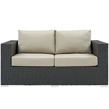Load image into Gallery viewer, Sojourn Outdoor Patio Sunbrella¨ Loveseat by Modway